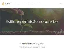 Tablet Screenshot of hazbun.com.br